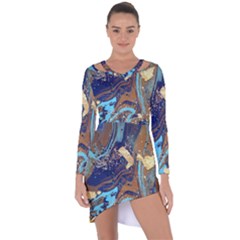 My Pour Cup Painting 5 Cbdoilprincess Asymmetric Cut-out Shift Dress by CBDOilPrincess1