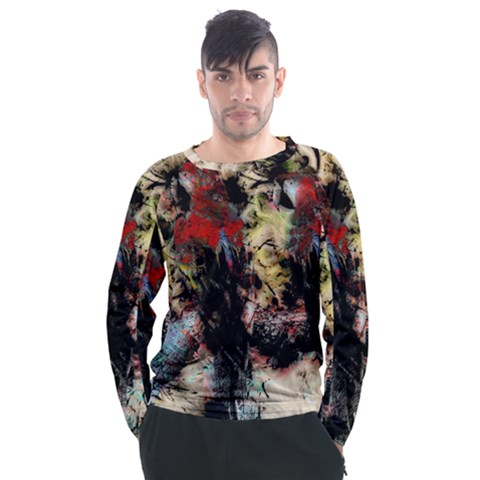 Ara-bird-parrot-animal-art Men s Long Sleeve Raglan Tee by Jancukart