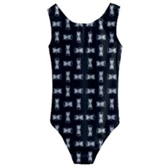 Fantasy Ethnic Caricature Motif Pattern Kids  Cut-out Back One Piece Swimsuit by dflcprintsclothing