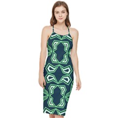 Abstract Pattern Geometric Backgrounds  Bodycon Cross Back Summer Dress by Eskimos