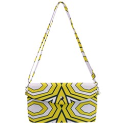 Abstract Pattern Geometric Backgrounds  Removable Strap Clutch Bag by Eskimos
