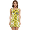 Abstract pattern geometric backgrounds  Tiered Sleeveless Mini Dress View1