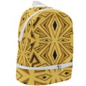 Abstract pattern geometric backgrounds Zip Bottom Backpack View2
