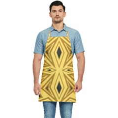 Abstract Pattern Geometric Backgrounds Kitchen Apron by Eskimos