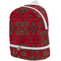 Abstract pattern geometric backgrounds Zip Bottom Backpack View1