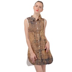 Architecture  Sleeveless Shirt Dress by artworkshop