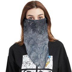 Ice Frost Crystals Face Covering Bandana (triangle) by artworkshop