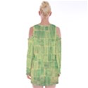 Bathroom Ceramic  Velvet Long Sleeve Shoulder Cutout Dress View2