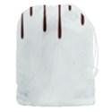 Illustration-chocolate-dropping-chocolate-background-vector Drawstring Pouch (3XL) View1