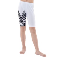 Im Fourth Dimension Black White 5 Kids  Mid Length Swim Shorts by imanmulyana
