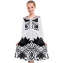 IM Fourth Dimension Black White 6 Kids  Midi Sailor Dress View1