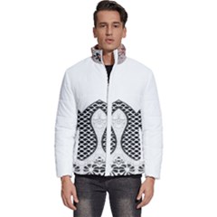 Im Fourth Dimension Black White 8 Men s Puffer Bubble Jacket Coat by imanmulyana
