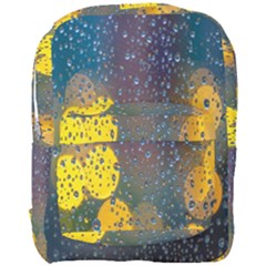  Raindrops Window Glass Full Print Backpack by artworkshop