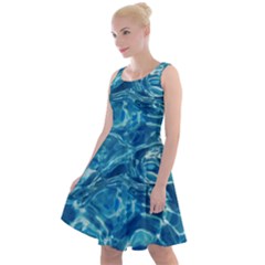 Surface Abstract  Knee Length Skater Dress by artworkshop