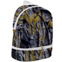 Rock Wall Crevices Geology Pattern Shapes Texture Zip Bottom Backpack View2