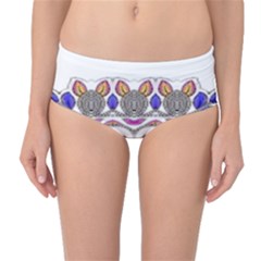 Im Fourth Dimension Colour 8 Mid-waist Bikini Bottoms by imanmulyana
