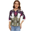 IM Fourth Dimension Colour 11 Women s Quarter Sleeve Pocket Shirt View1