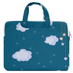 Clouds Macbook Pro 13  Double Pocket Laptop Bag by nateshop
