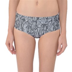 Comb Mid-waist Bikini Bottoms by nateshop