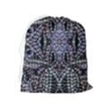 Abstract kaleido Drawstring Pouch (XL) View2