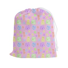 Dungeons And Cuties Drawstring Pouch (2xl) by thePastelAbomination