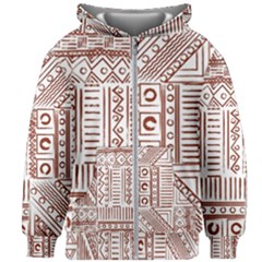 Tribal Pattern Vintage Texture Kids  Zipper Hoodie Without Drawstring by Sapixe