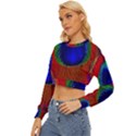Peacock Plumage Fearher Bird Pattern Lightweight Long Sleeve Sweatshirt View2