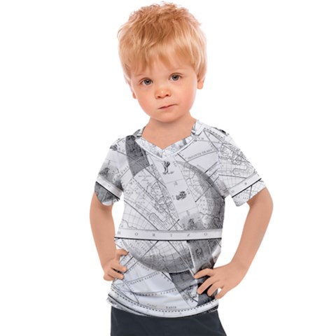Constellations Celestial Moon Earth Kids  Sports Tee by Sapixe