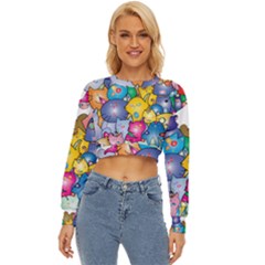 Cats Cartoon Cats Colorfulcats Lightweight Long Sleeve Sweatshirt by Sapixe