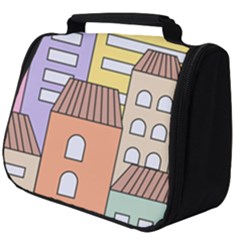 Houses City Architecture Building Full Print Travel Pouch (big) by Sapixe