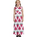 Illustration Watermelon Fruit food Melon Kids  Satin Sleeveless Maxi Dress View1