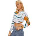 Sunset Glow Sun Bird Lightweight Long Sleeve Sweatshirt View2