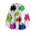 Fish Fishes Marine Life Swimming Water Mini Flare Skirt View2