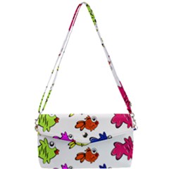 Fish Fishes Marine Life Swimming Water Removable Strap Clutch Bag by Sapixe