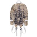 Ship Map Navigation Vintage Zip Bottom Backpack View3