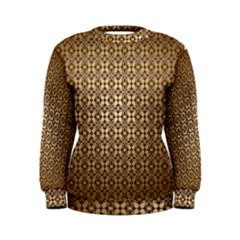 Background-chevron Chocolate Women s Sweatshirt by nateshop