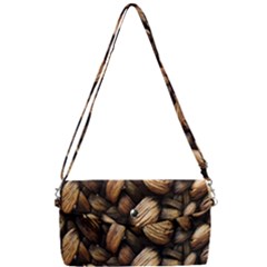 Coffe Removable Strap Clutch Bag by nateshop