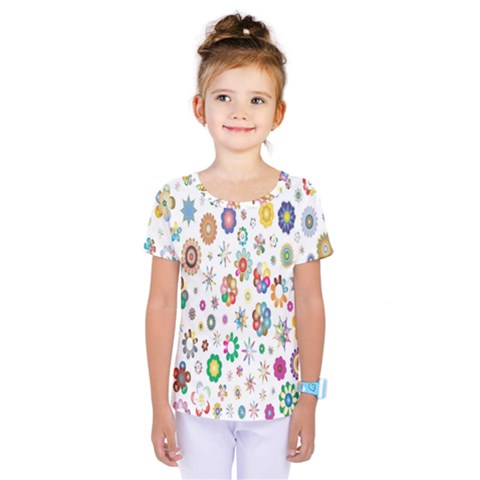  Background Chromatic Colorful Kids  One Piece Tee by artworkshop