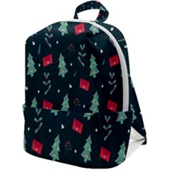 Christmas Pattern Design Zip Up Backpack by artworkshop