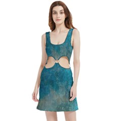  Pattern Design Texture Velvet Cutout Dress by artworkshop