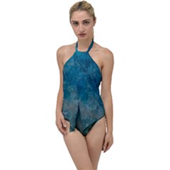  Pattern Design Texture Go With The Flow One Piece Swimsuit by artworkshop