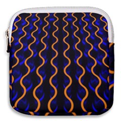 Pattern Abstract Wwallpaper Waves Mini Square Pouch by Jancukart