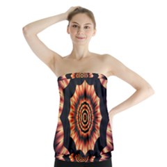 Digital Art Art Artwork Abstract Strapless Top by Jancukart