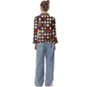 Squares-colorful-texture-modern-art Kids  Frill Detail Tee View2