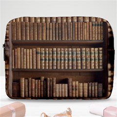 Books Bookcase Old Books Historical Make Up Pouch (large) by Amaryn4rt