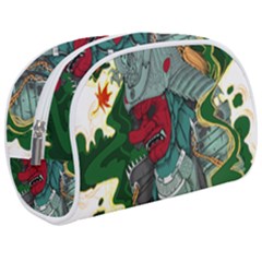Armor Japan Maple Leaves Samurai Make Up Case (medium) by Amaryn4rt
