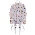 Raindrops Water Drops Pattern Zip Bottom Backpack View3