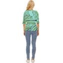 Waves Marbled Abstract Background Lightweight Drawstring Hooded Top View4