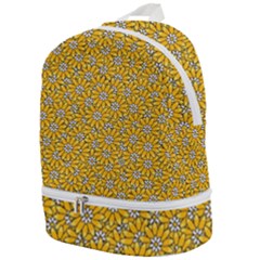 Flowers Bloom Art Colorful Artwork Zip Bottom Backpack by Amaryn4rt