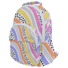 Background Abstract Wallpaper Rounded Multi Pocket Backpack by Amaryn4rt